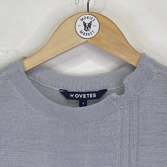 Movetes The Adelaide Golf Vest Lt Gray Sleeveless Womens Sz S Athleisure Top NEW - Picture 2 of 10